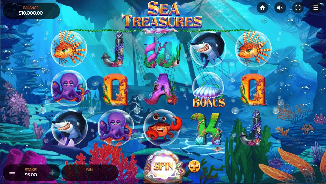   Sea Treasures   Legzo Casino